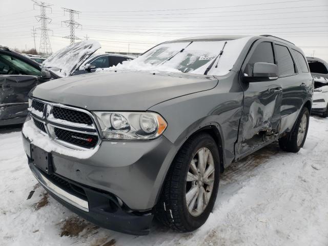 1C4SDJDT3CC358848 - 2012 DODGE DURANGO CREW GRAY photo 1