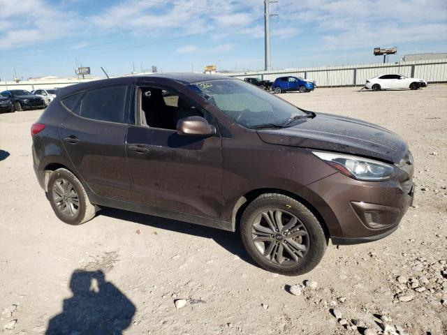 KM8JT3AF7EU949542 - 2014 HYUNDAI TUCSON GLS BROWN photo 4