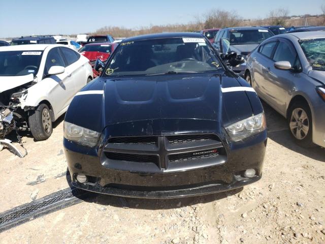 2C3CDXAG2EH190929 - 2014 DODGE CHARGER POLICE BLACK photo 5