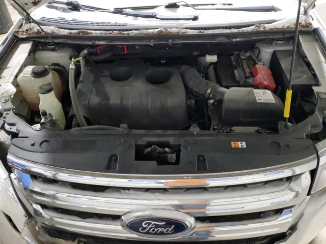 2FMDK3K99DBB35275 - 2013 FORD EDGE LIMITED WHITE photo 11