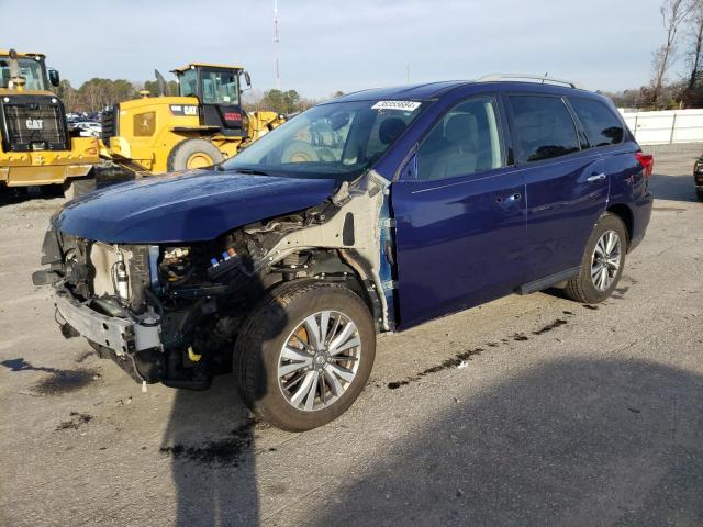 5N1DR2MM5JC642788 - 2018 NISSAN PATHFINDER S BLUE photo 1