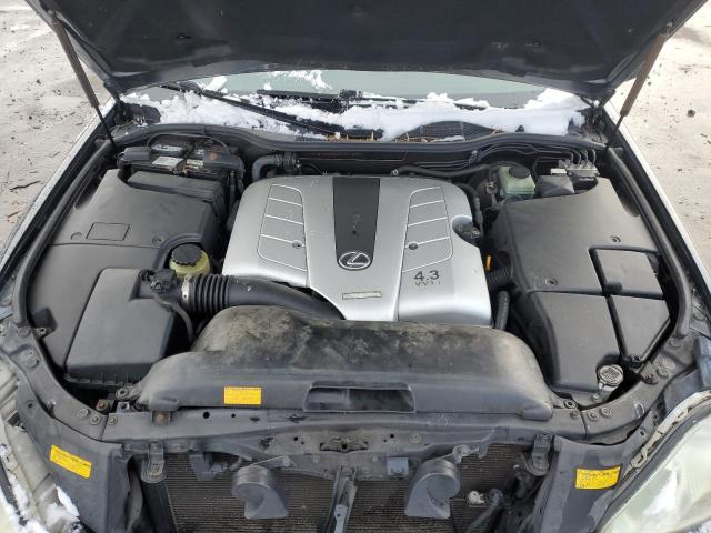 JTHBN36F865031899 - 2006 LEXUS LS 430 GRAY photo 11