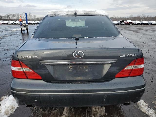 JTHBN36F865031899 - 2006 LEXUS LS 430 GRAY photo 6