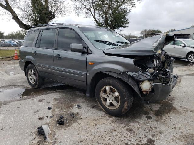 5FNYF28588B019759 - 2008 HONDA PILOT EXL GRAY photo 4