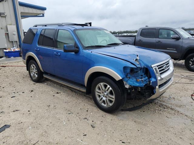 1FMEU7EE6AUA37955 - 2010 FORD EXPLORER EDDIE BAUER BLUE photo 4