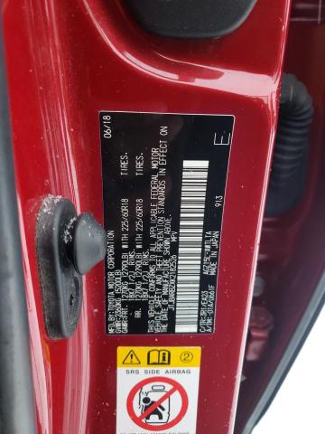 JTJBARBZXK2182526 - 2019 LEXUS NX 300 BASE 红色 照片 13