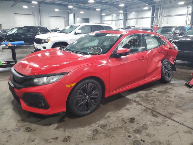 SHHFK7H69KU218429 - 2019 HONDA CIVIC EX RED photo 1