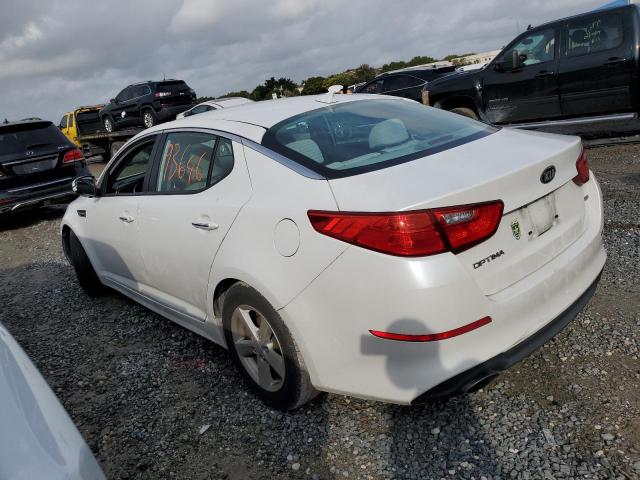 KNAGM4A78F5639287 - 2015 KIA OPTIMA LX WHITE photo 2