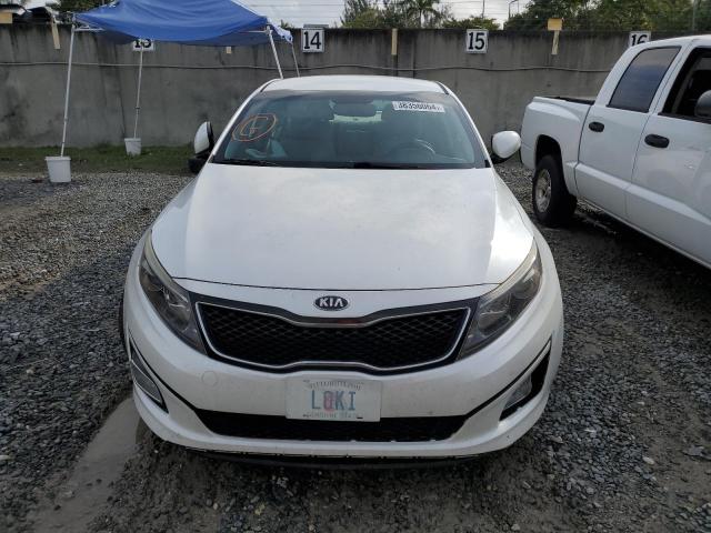 KNAGM4A78F5639287 - 2015 KIA OPTIMA LX WHITE photo 5