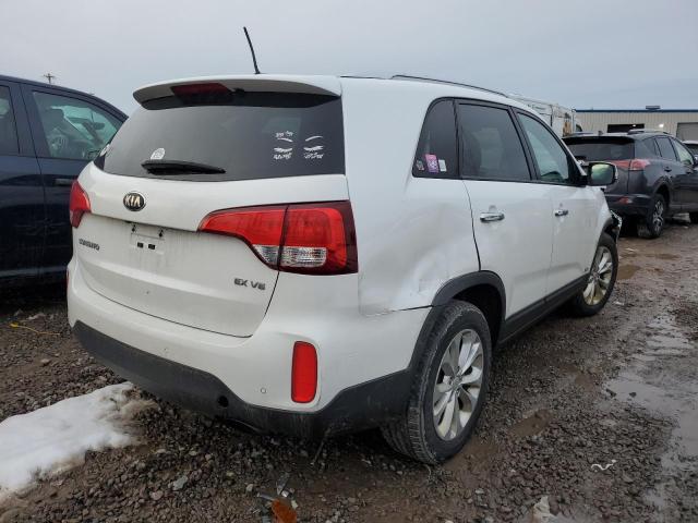 5XYKUDA76FG628597 - 2015 KIA SORENTO EX WHITE photo 3