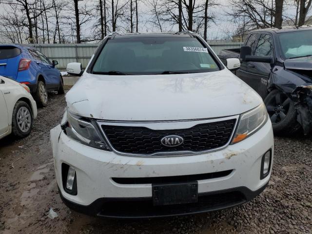 5XYKUDA76FG628597 - 2015 KIA SORENTO EX WHITE photo 5