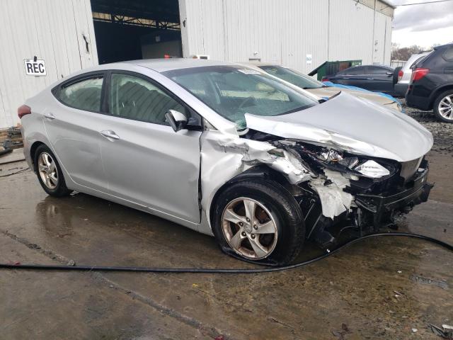 KMHDH4AE7FU425451 - 2015 HYUNDAI ELANTRA SE SILVER photo 4