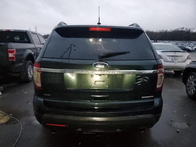 1FM5K7D89DGC46305 - 2013 FORD EXPLORER XLT GREEN photo 6