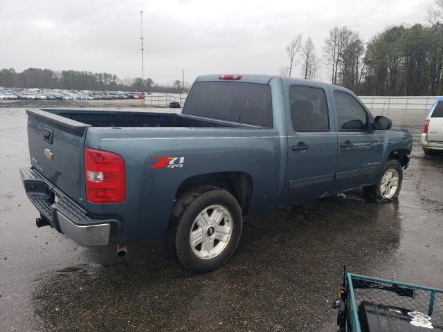 2GCEK133271625509 - 2007 CHEVROLET SILVERADO K1500 CREW CAB BLUE photo 3