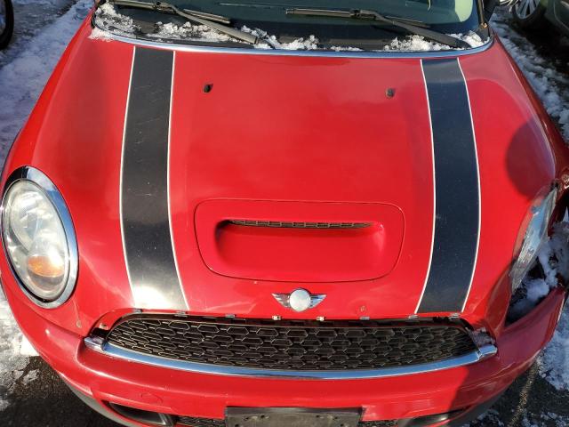 WMWSV3C58CTY18420 - 2012 MINI COOPER S RED photo 11