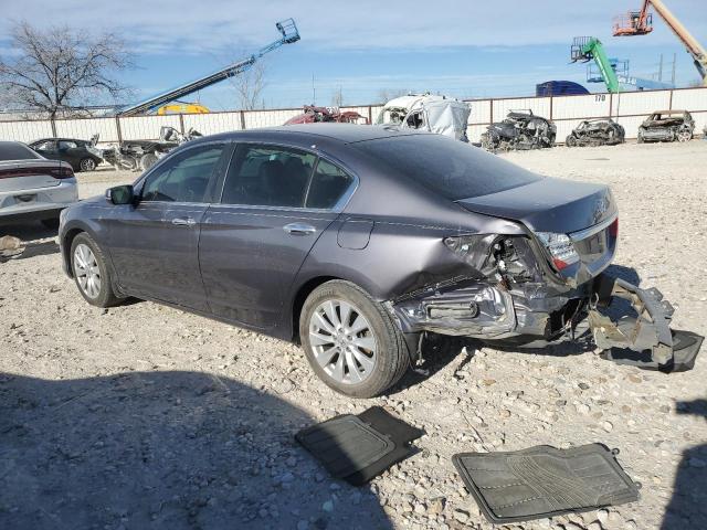 1HGCR2F82EA074681 - 2014 HONDA ACCORD EXL GRAY photo 2