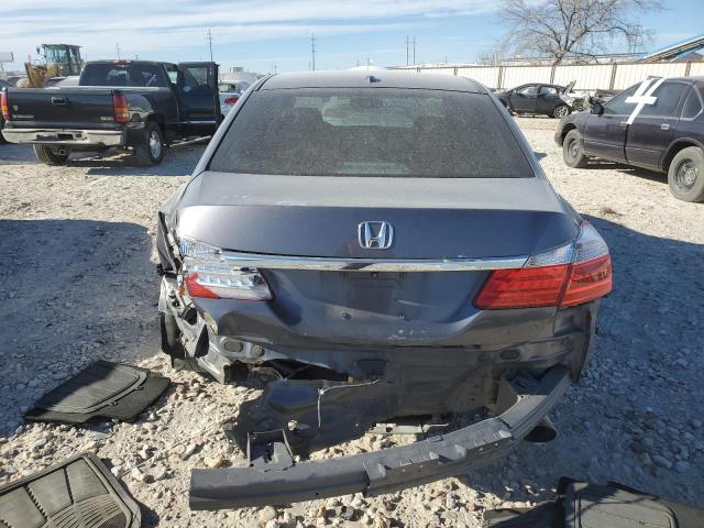 1HGCR2F82EA074681 - 2014 HONDA ACCORD EXL GRAY photo 6