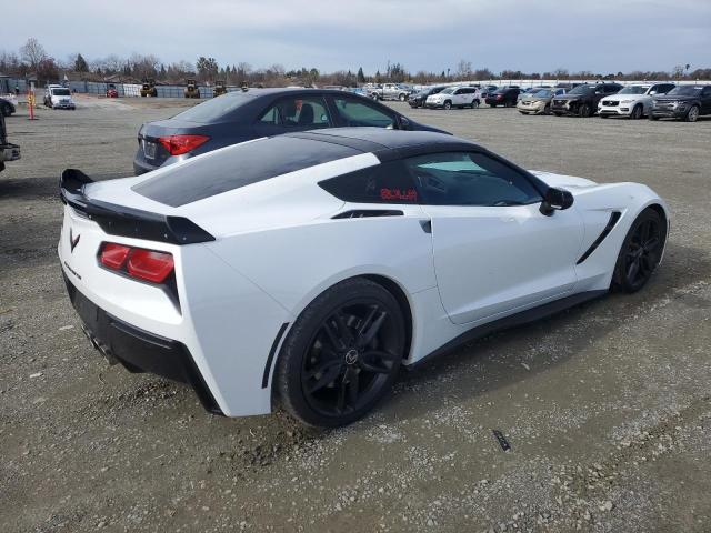 1G1YJ2D74E5102102 - 2014 CHEVROLET CORVETTE STINGRAY Z51 2LT WHITE photo 3