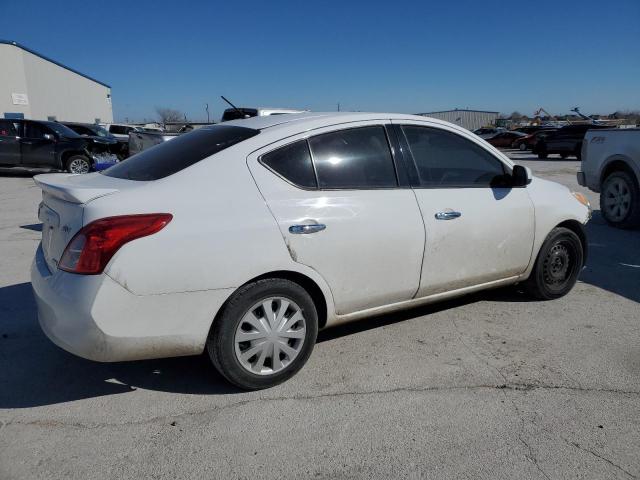 3N1CN7AP5EL866440 - 2014 NISSAN VERSA S WHITE photo 3