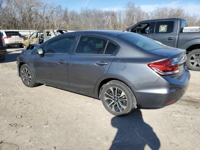 19XFB2F97DE033242 - 2013 HONDA CIVIC EXL GRAY photo 2