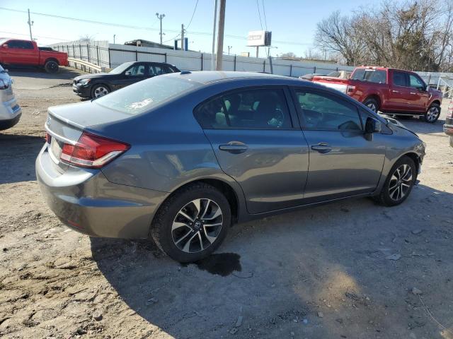 19XFB2F97DE033242 - 2013 HONDA CIVIC EXL GRAY photo 3