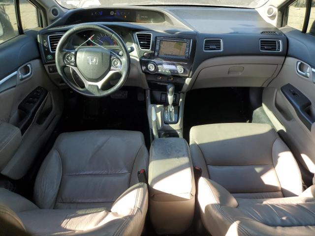 19XFB2F97DE033242 - 2013 HONDA CIVIC EXL ნაცრისფერი ფოტო 8