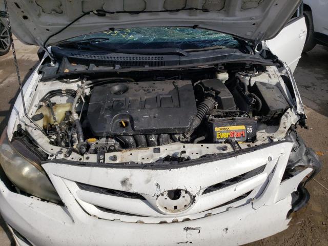 2T1BU4EE7BC565153 - 2011 TOYOTA COROLLA BASE WHITE photo 11