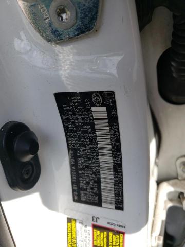 2T1BU4EE7BC565153 - 2011 TOYOTA COROLLA BASE WHITE photo 12