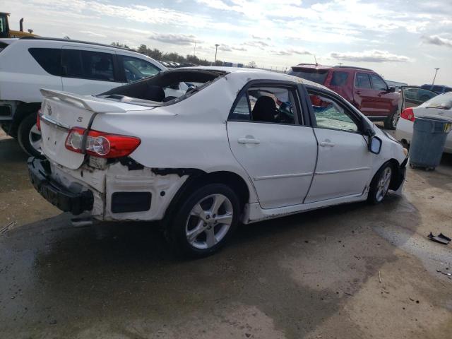 2T1BU4EE7BC565153 - 2011 TOYOTA COROLLA BASE WHITE photo 3