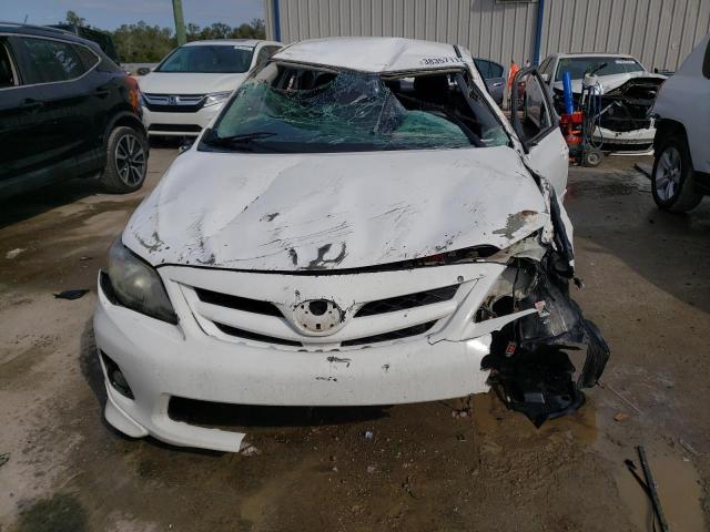 2T1BU4EE7BC565153 - 2011 TOYOTA COROLLA BASE WHITE photo 5