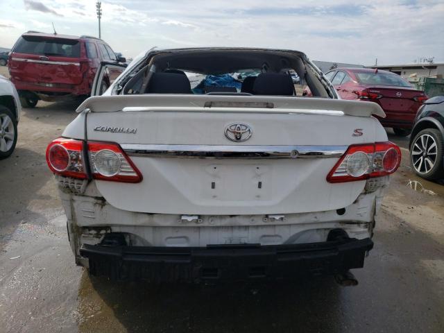 2T1BU4EE7BC565153 - 2011 TOYOTA COROLLA BASE WHITE photo 6