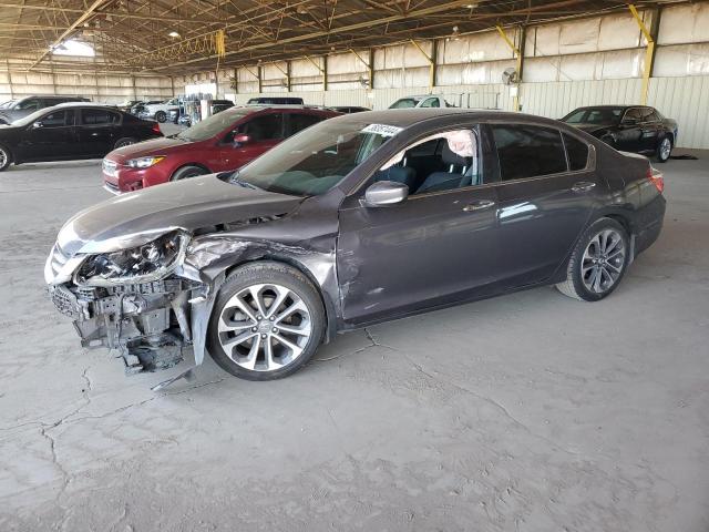 1HGCR2F5XFA152129 - 2015 HONDA ACCORD SPORT GRAY photo 1