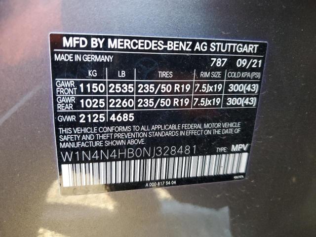 W1N4N4HB0NJ328481 - 2022 MERCEDES-BENZ GLA 250 4MATIC GRAY photo 12