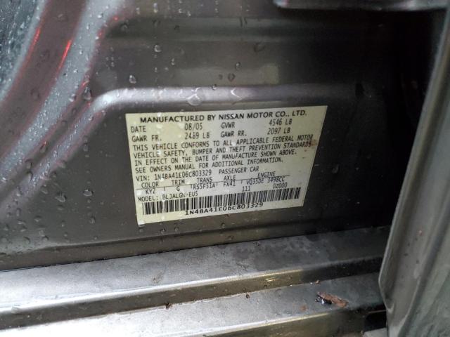 1N4BA41E06C803329 - 2006 NISSAN MAXIMA SE GRAY photo 13