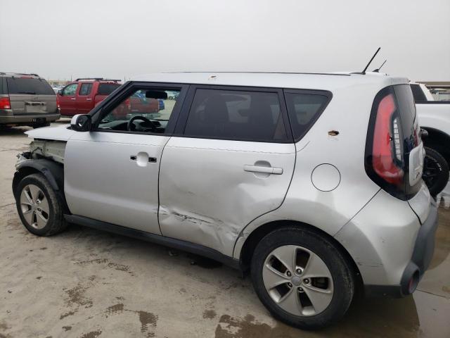 KNDJN2A2XF7783720 - 2015 KIA SOUL SILVER photo 2