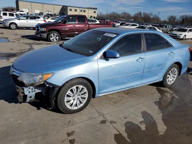 4T4BF1FK4CR254492 - 2012 TOYOTA CAMRY BASE BLUE photo 1
