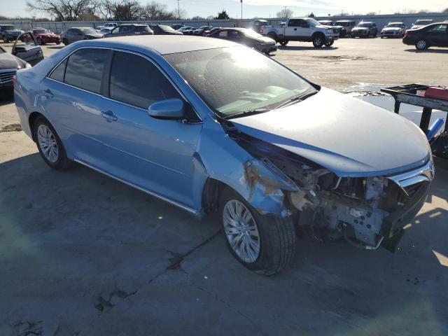 4T4BF1FK4CR254492 - 2012 TOYOTA CAMRY BASE BLUE photo 4
