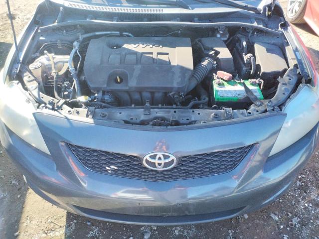 1NXBU4EEXAZ226724 - 2010 TOYOTA COROLLA BASE GRAY photo 11