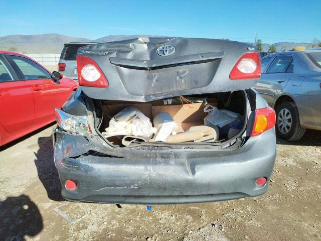 1NXBU4EEXAZ226724 - 2010 TOYOTA COROLLA BASE GRAY photo 6