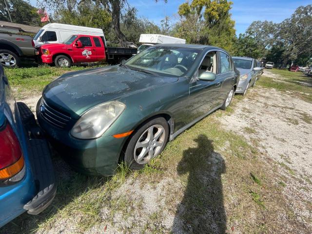 JNKCV51E03M003742 - 2003 INFINITI G35 GREEN photo 2