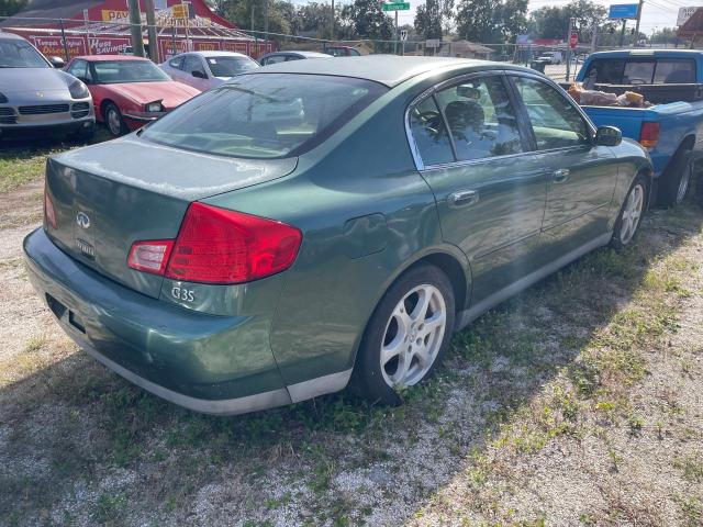 JNKCV51E03M003742 - 2003 INFINITI G35 GREEN photo 4