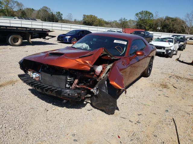 2C3CDZFJ1LH247117 - 2020 DODGE CHALLENGER R/T SCAT PACK ORANGE photo 2