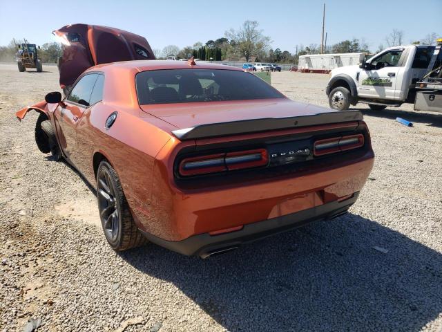 2C3CDZFJ1LH247117 - 2020 DODGE CHALLENGER R/T SCAT PACK ORANGE photo 3