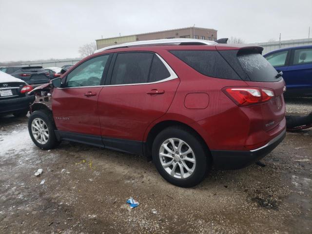 2GNAXSEV1J6202426 - 2018 CHEVROLET EQUINOX LT RED photo 2