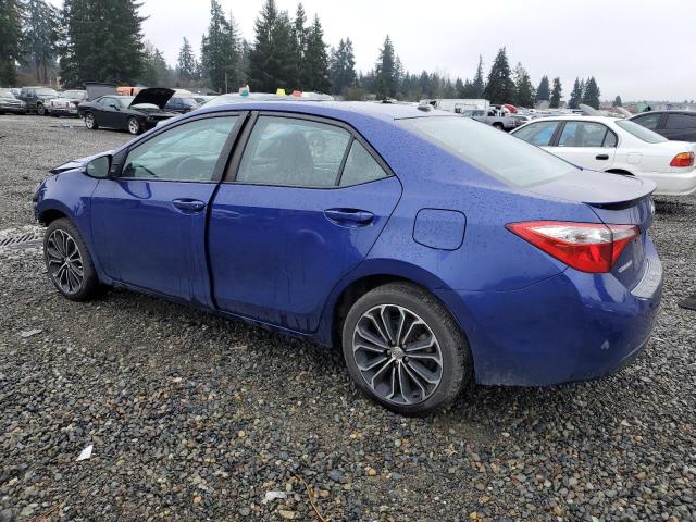 2T1BURHEXGC658961 - 2016 TOYOTA COROLLA L BLUE photo 2