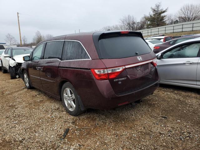 5FNRL5H95BB004127 - 2011 HONDA ODYSSEY TO BURGUNDY photo 2