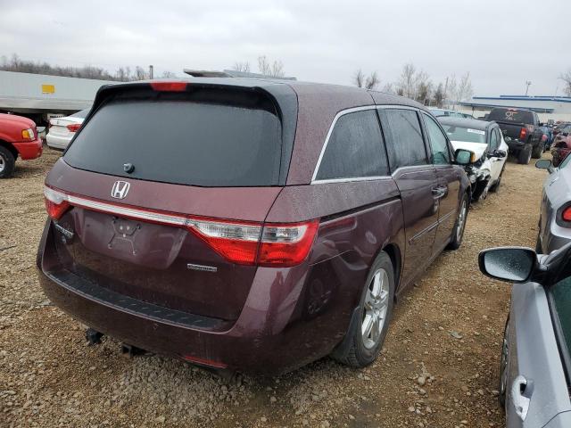 5FNRL5H95BB004127 - 2011 HONDA ODYSSEY TO BURGUNDY photo 3