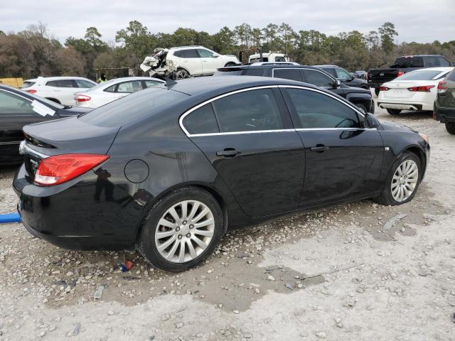 W04GR5EC8B1001389 - 2011 BUICK REGAL CXL BLACK photo 3