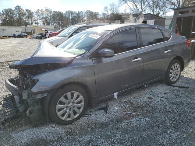 3N1AB7AP0KY435891 - 2019 NISSAN SENTRA S GRAY photo 1