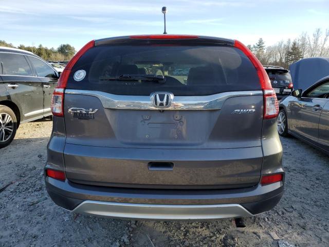 5J6RM4H56FL118316 - 2015 HONDA CR-V EX GRAY photo 6